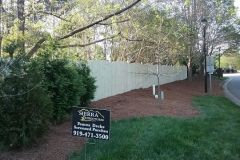 Wooden Privacy Fence - Cary Fence Installation