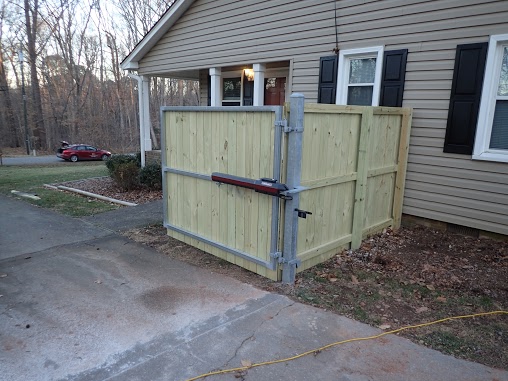 Automatic discount fence gate