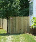 Privacy Fence with Dog-Ear Pickets