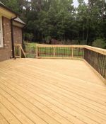 Second Story Deck Installation